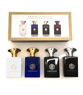 Набор мужского парфюма Amouage Miniature Pour Homme 4x30 ml (Амуаж Миниатюр Пур Хомм 4х30 мл)