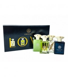 Набор мужского парфюма Amouage Miniature Pour Homme Черный 4x30 ml (Амуаж Миниатюр Пур Хомм 4х30 мл)