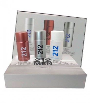 Набор мужского парфюма Carolina Herrera 212 Men 3x30 ml (Каролина Эррера 212 Мен 3х30 мл)